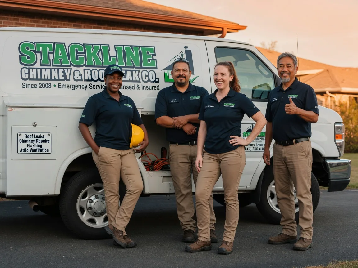 Chimney flashing repair company in Burlington, OK